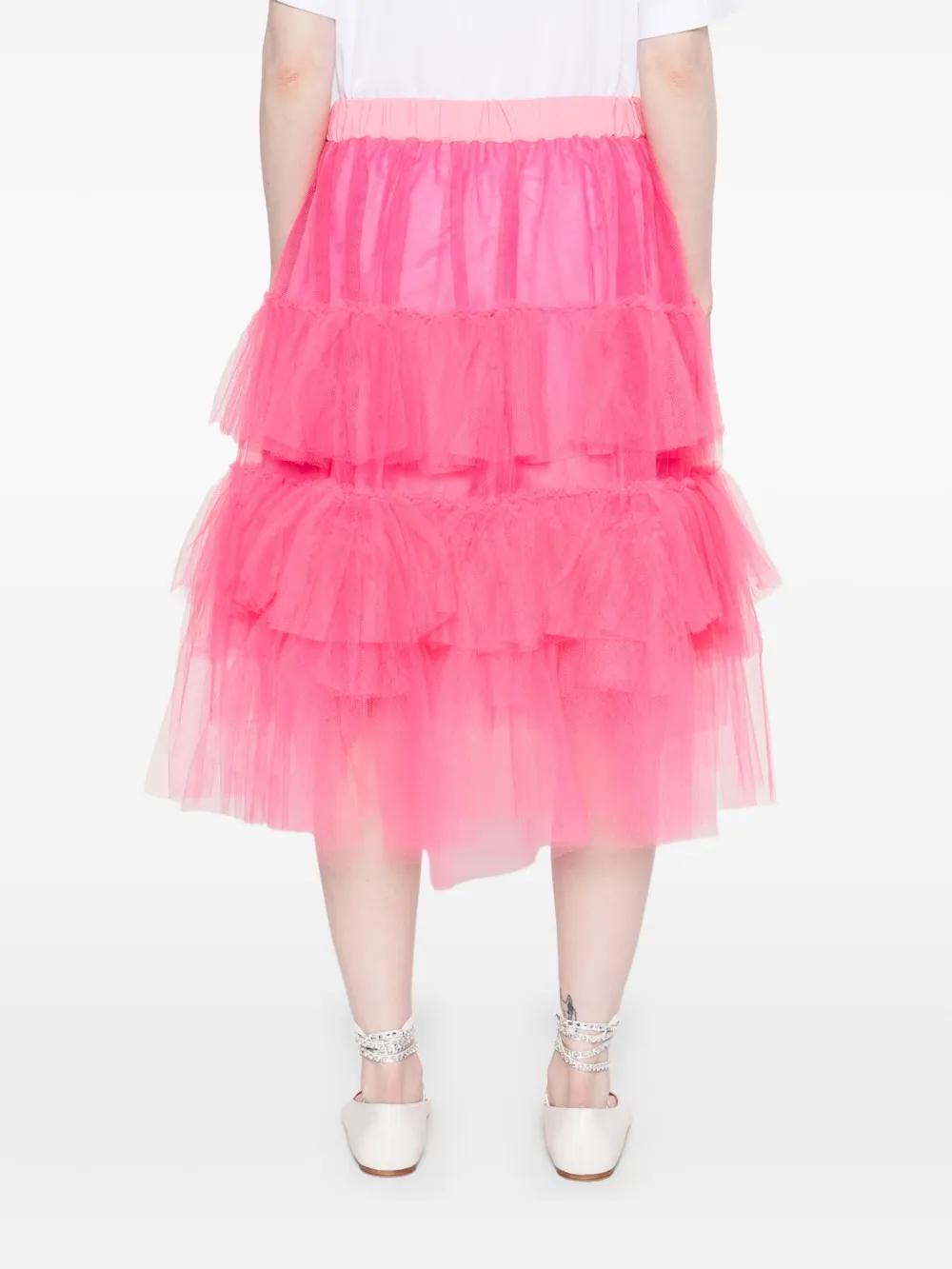【関税込み】Simone Rocha ピンク Gathered Bubble ミニスカート Simone Rocha: ピンク Gathered Bubble ミニスカート | SSENSE 日本