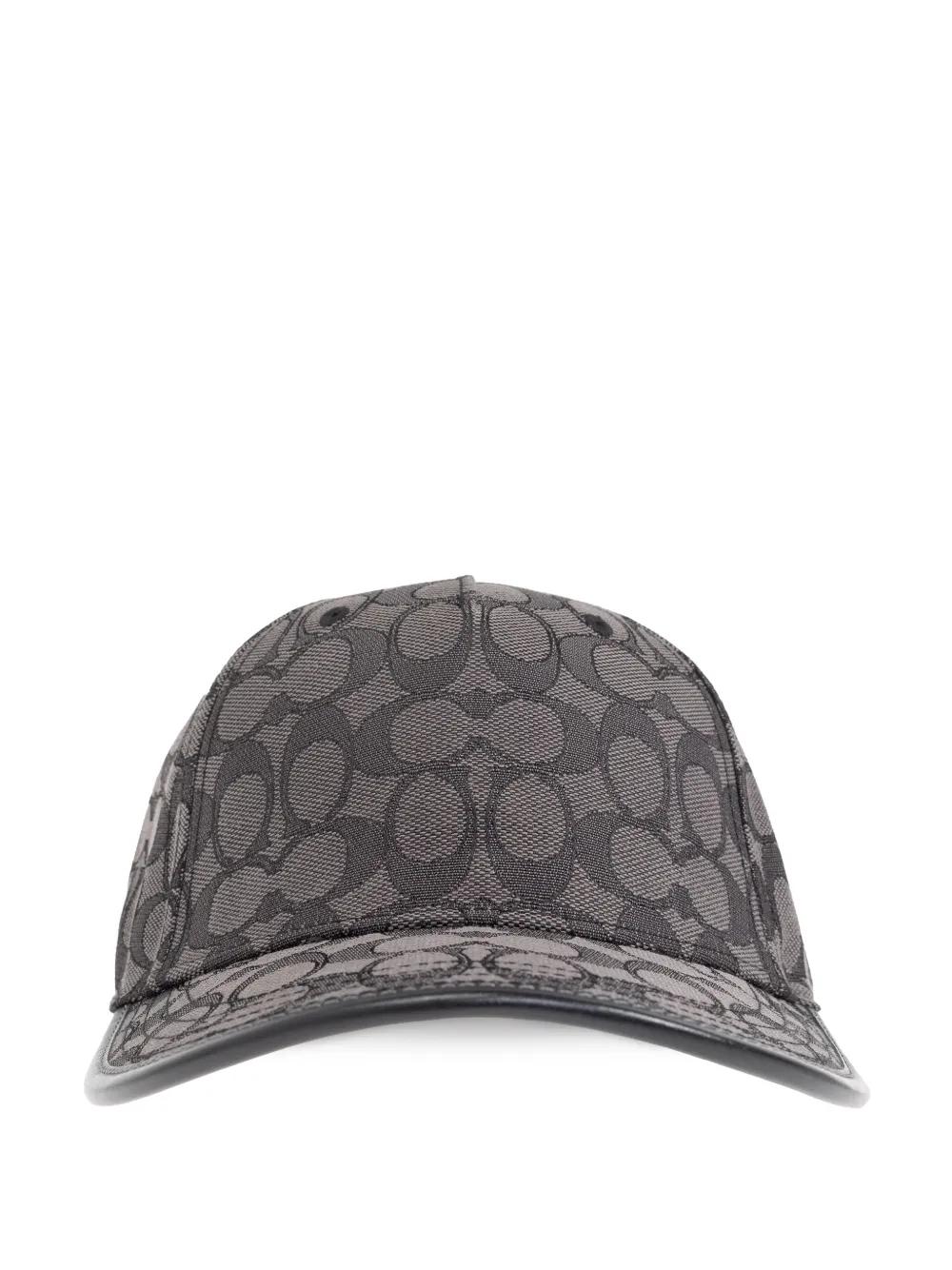 Coach Grey Logo All Over Print Beanie Hat Cap Unisex One Size Fits All BN COACH Signature Logo Wool Knit Beanie Unisex Hat CK708  main image 2
