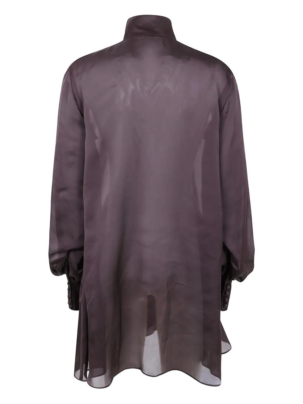 その他 sacai - SACAI BLOUSE khaki-satin-and-chiffon-blouse.jpg