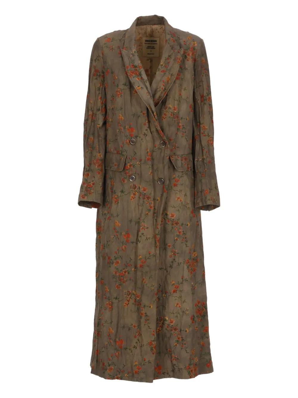 コート UMA WANG Woman Coat Green UP8001 UW087 UMA WANG Woman Coat Green UP8001 UW087 (UMA WANG/コート