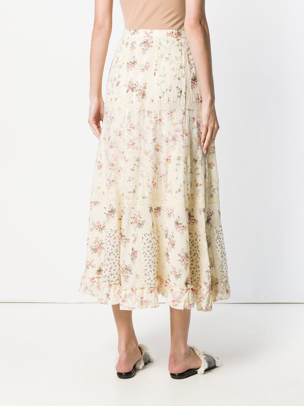 Top 64+ imagen ralph lauren floral skirt