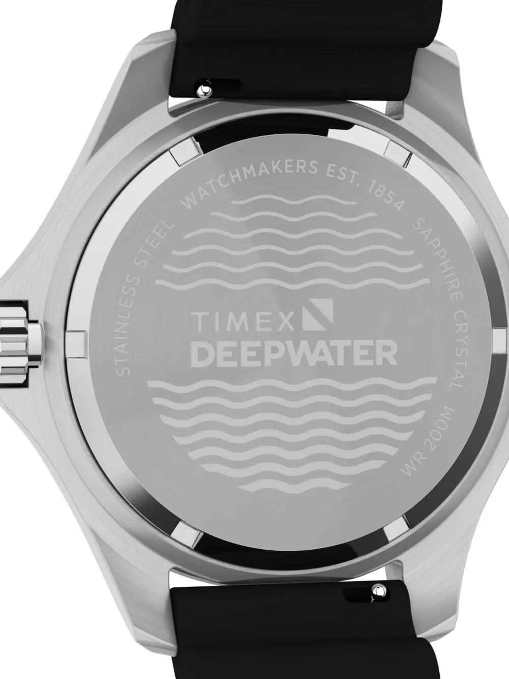 Timex Deepwater Meridian 200 44Mm in Black for Men Lyst