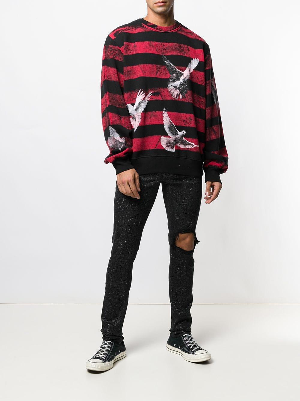 Amiri Denim Glitter Broken Jeans in Black for Men Lyst