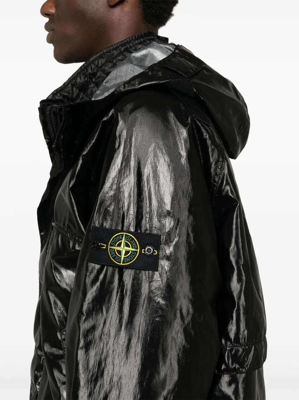 Stone Island Glass Cover-Tc Jacket in Black for Men | Lyst