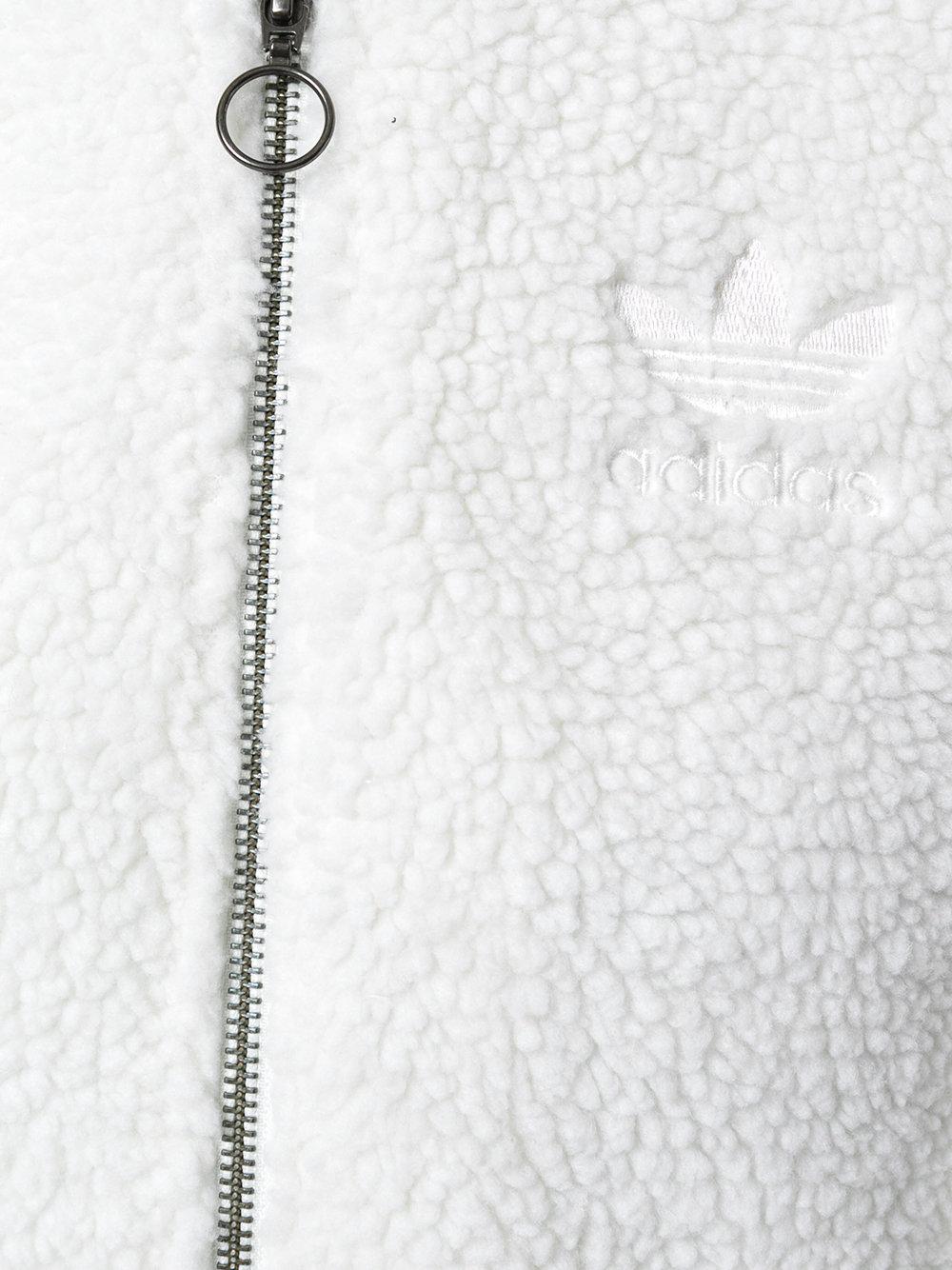 adidas shearling jacket
