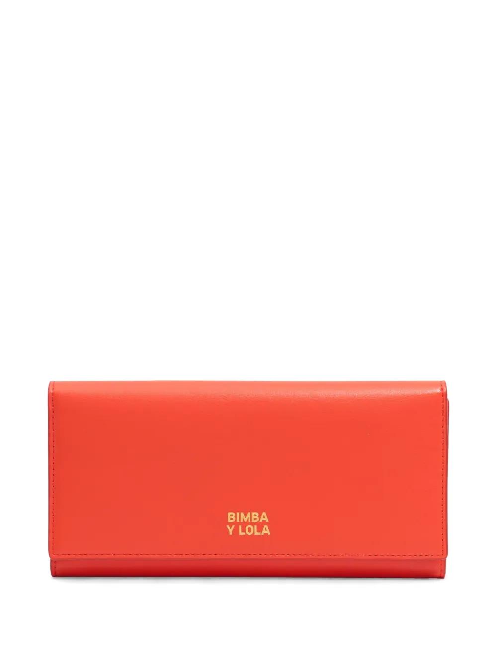 Bimba Y Lola Logo-Stamp Wallet in Red Lyst UK