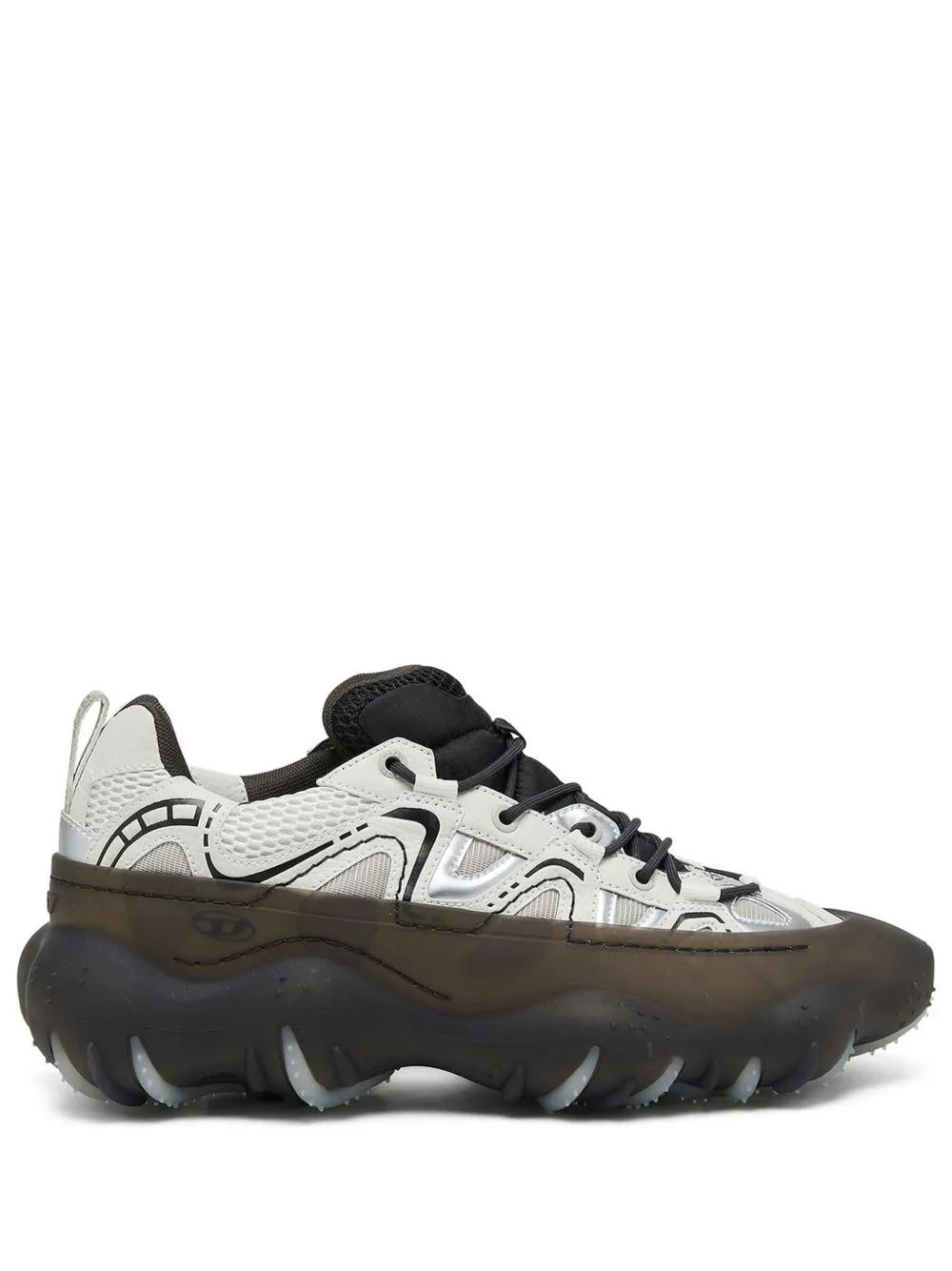 【Diesel】S-Prototype P1 LowTop Sneakers with Rubber Overlay S-PROTOTYPE: Men's Low-top sneakers with rubber overlay | Diesel