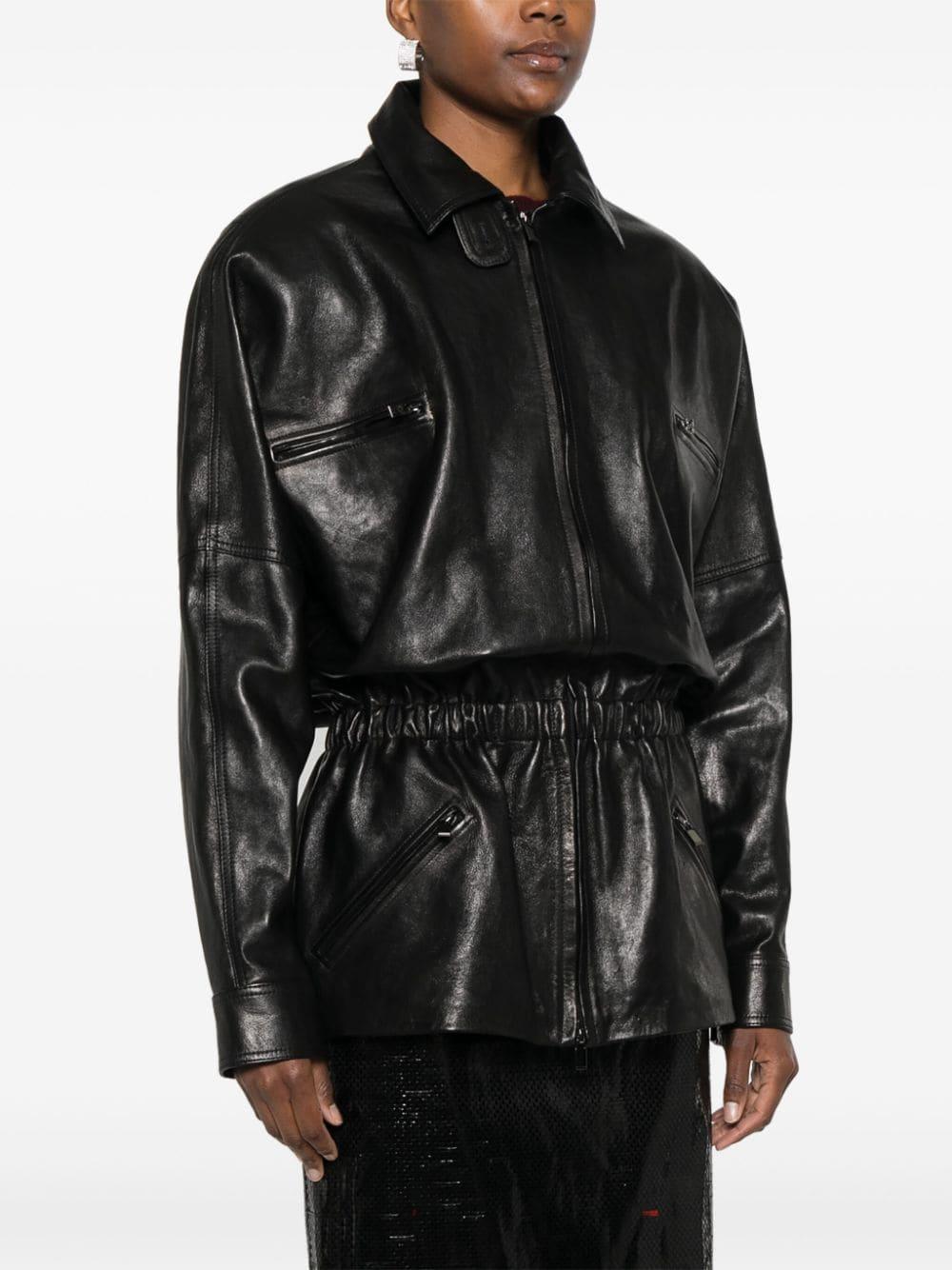 【関税&送料込】Magda Burtym Jackets Black Magda Butrym - Black Leather Jacket