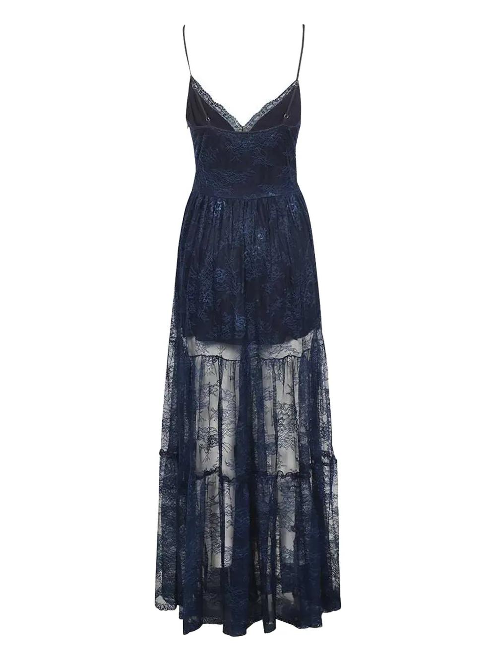 オールインワン・サロペット Ermanno Scervino Flowing Gradient Dress With Lace Detailing D462Q710FDQYE-30221-