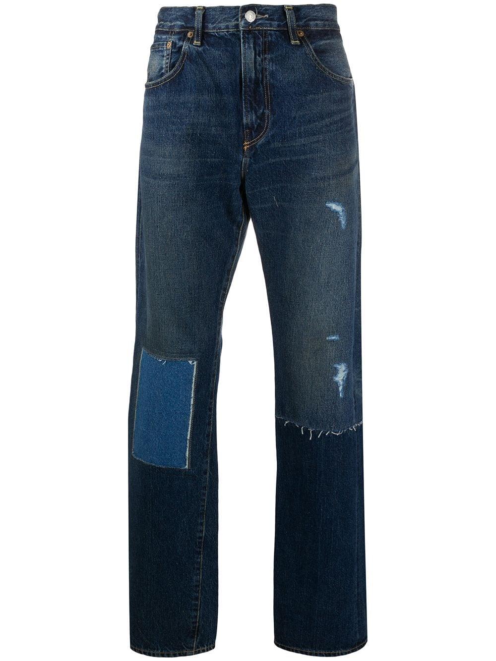 Junya Watanabe Denim X Levi's Patchwork Straight-leg Jeans in Blue for ...