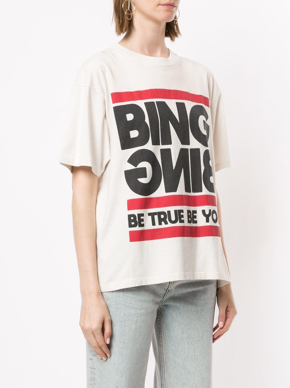 Anine Bing True You Tee in White Lyst Australia