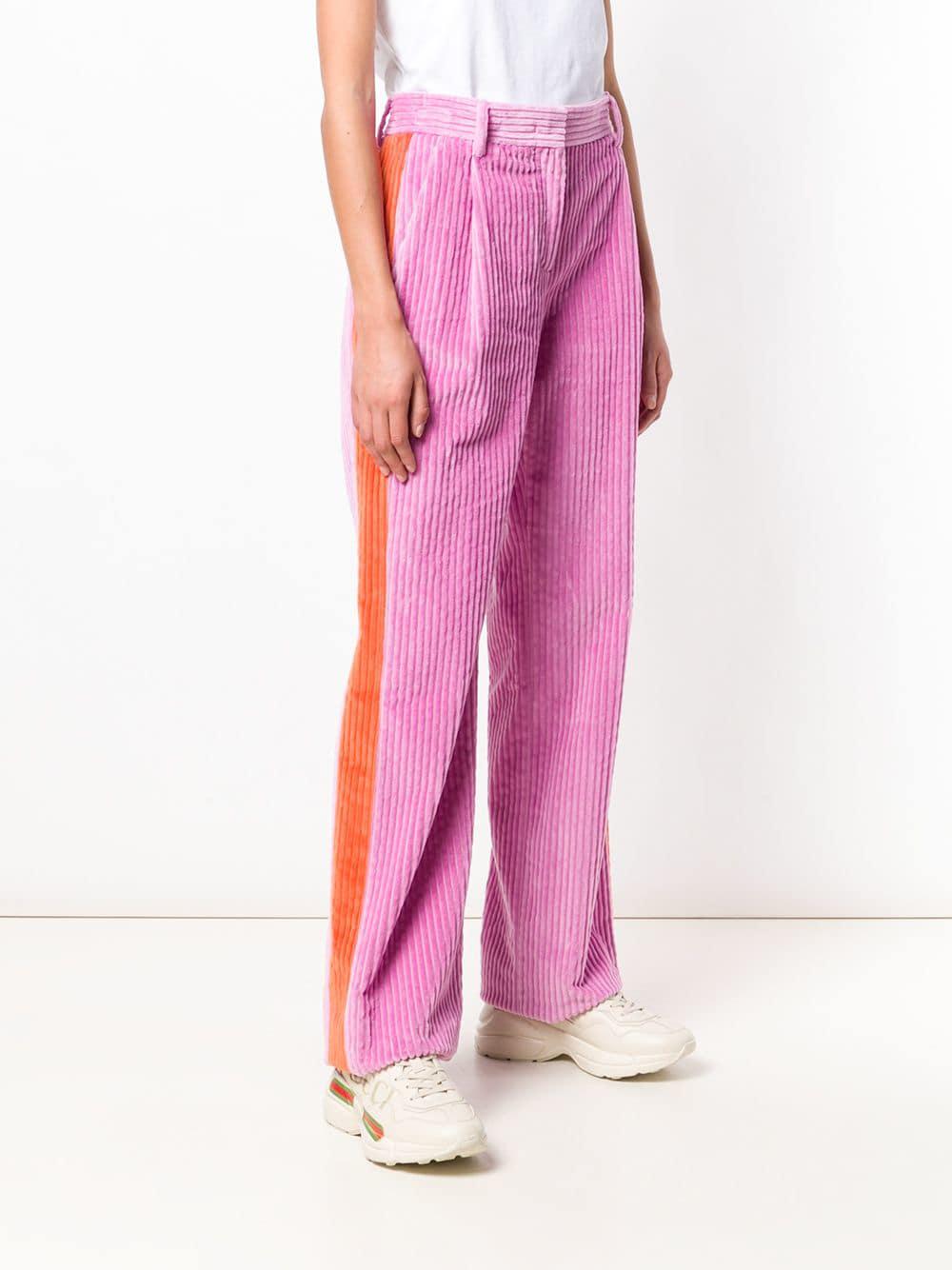 corduroy striped pants