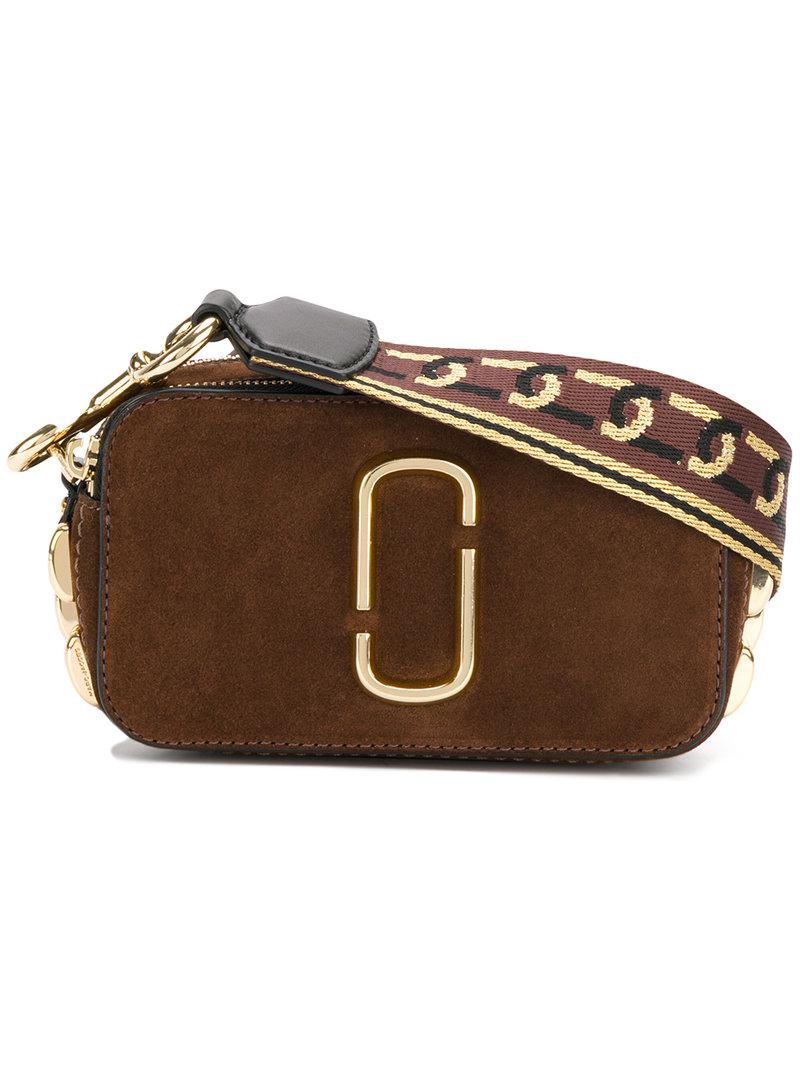 Marc Jacobs Leather Snapshot Small Camera Bag in Brown - Lyst