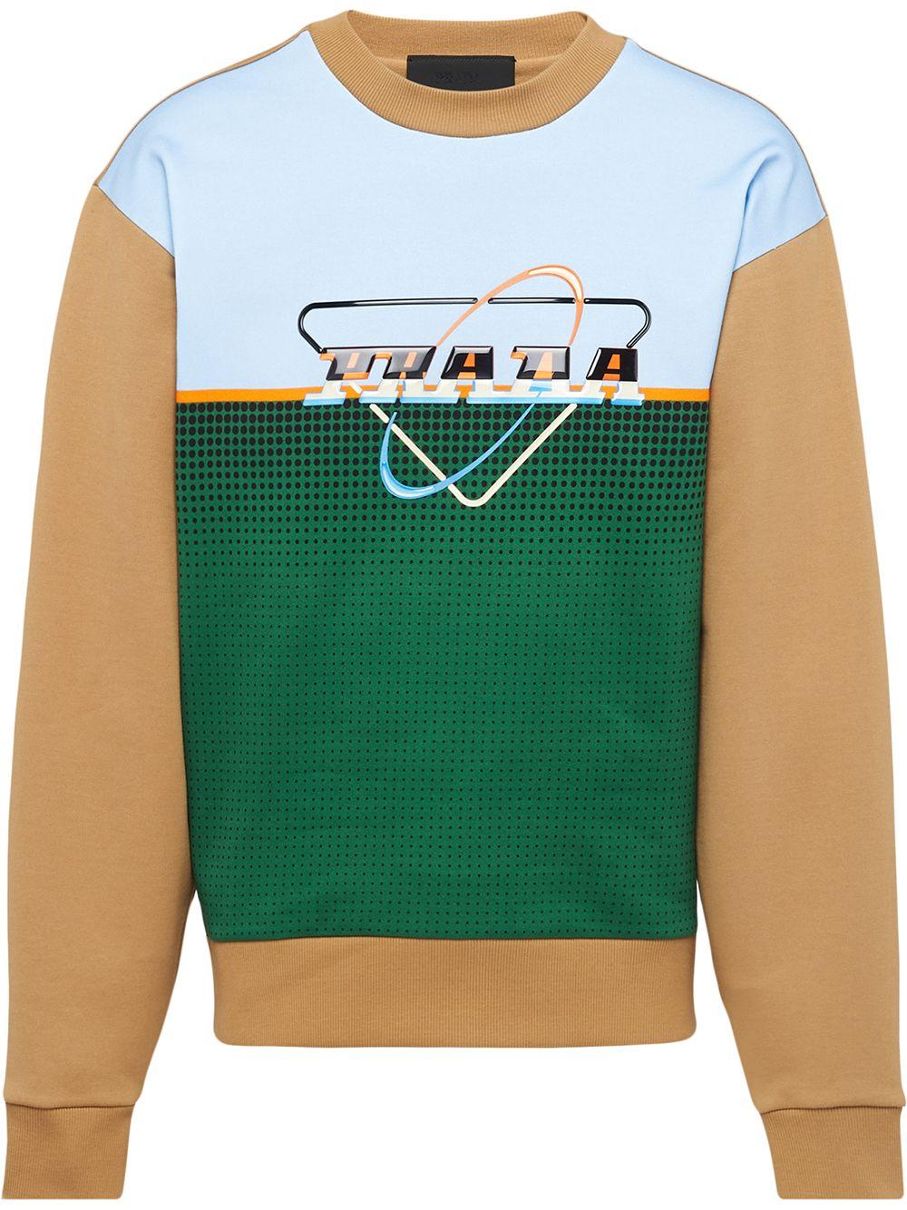 prada logo sweatshirt