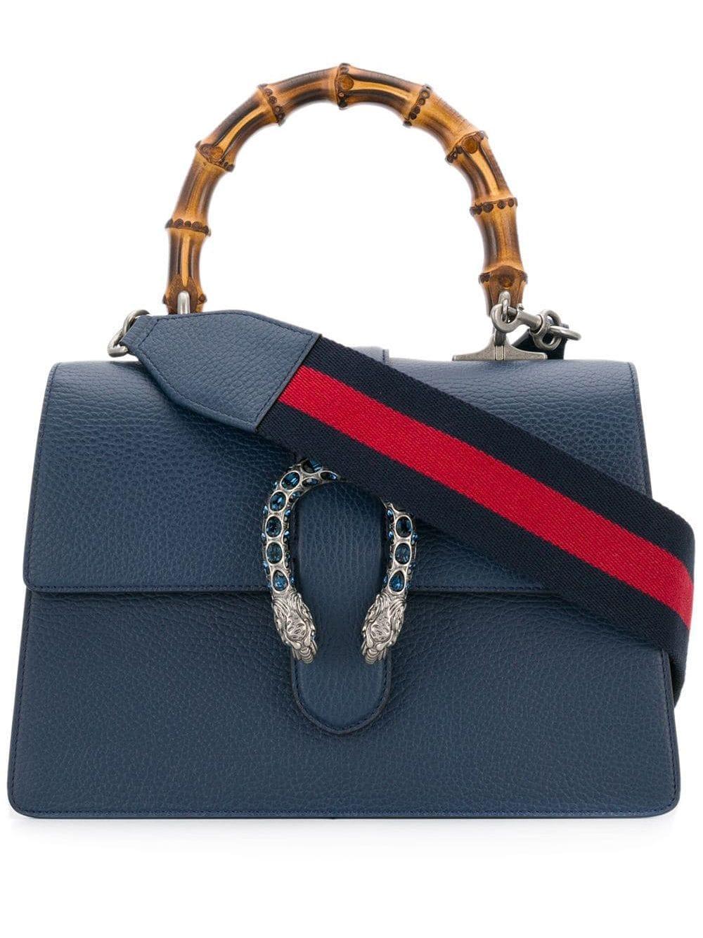 Gucci Dionysus Bamboo Tote in Blue | Lyst