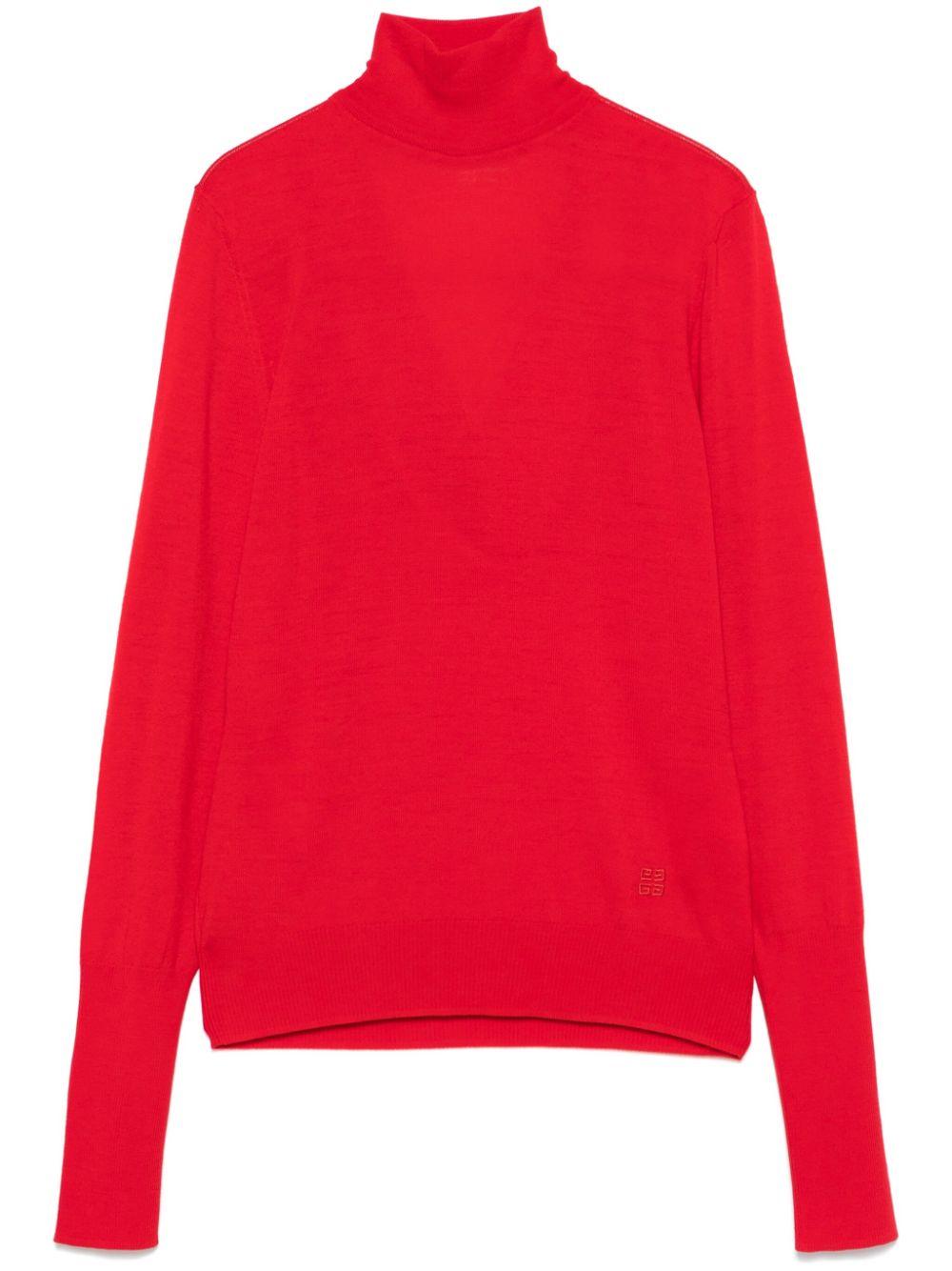 Givenchy レディース レッド オープンバック セーター セーター & ニット