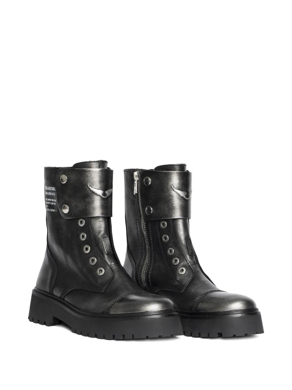 ミドルブーツ ZADIG  VOLTAIRE Women Boots SWCT00047 black Women's French Luxury Boots | Zadig&Voltaire