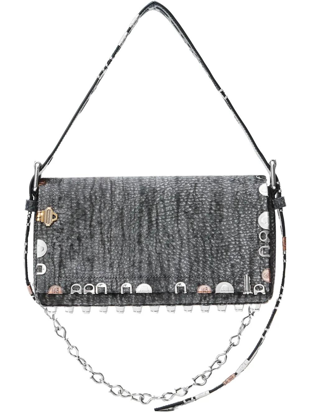【Alexander Wang】Heiress スタッズ ハンドバッグ Alexander Wang Medium Heiress Rhinestone Mesh Pouch | Saks