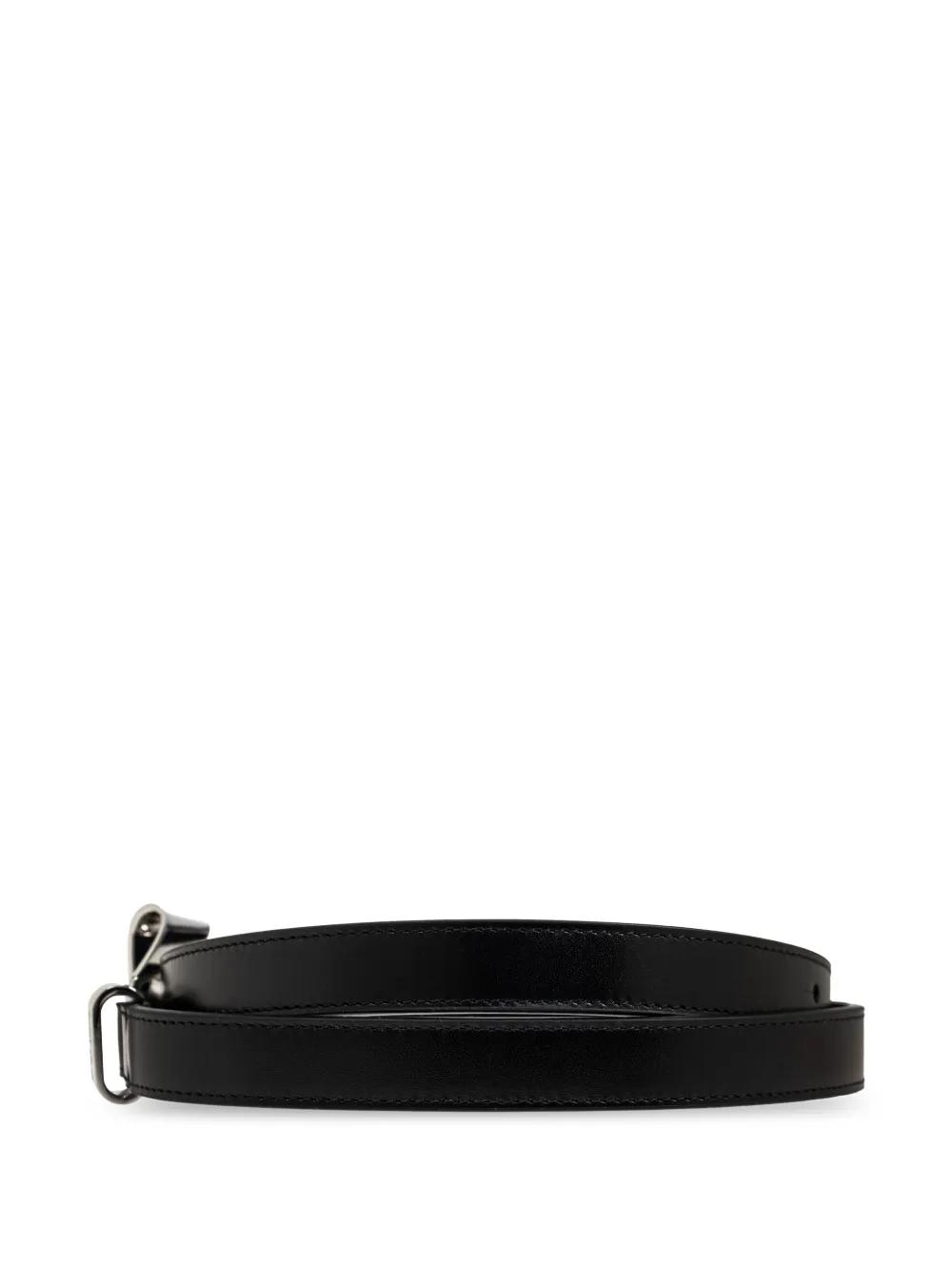 Kenzo Boke Flower Adjustable Leather Belt, Size 85 cm
