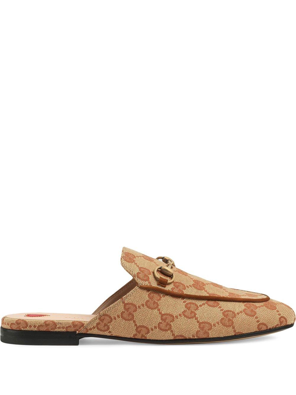 gucci princetown canvas