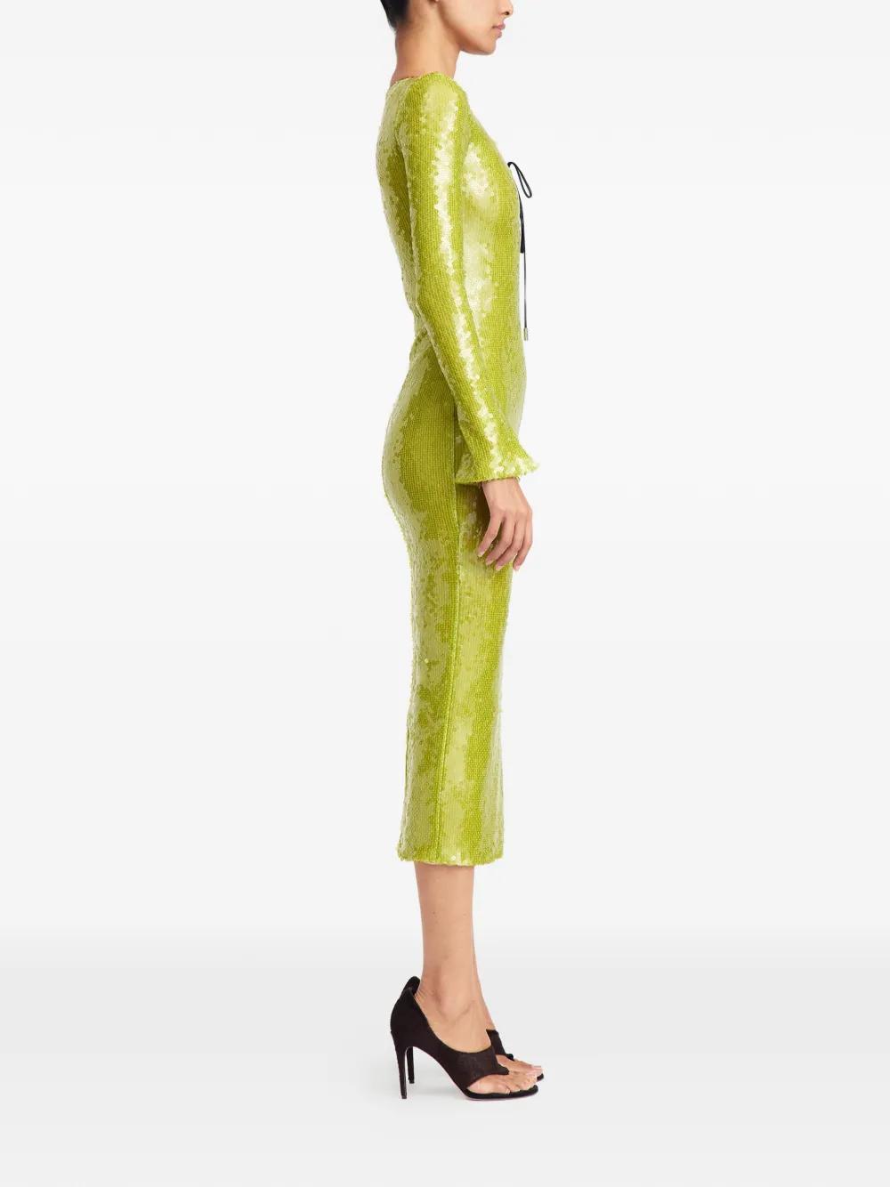 16arlington yellow sequin dress 16arlington Sior Sequined Minidress In Yellow