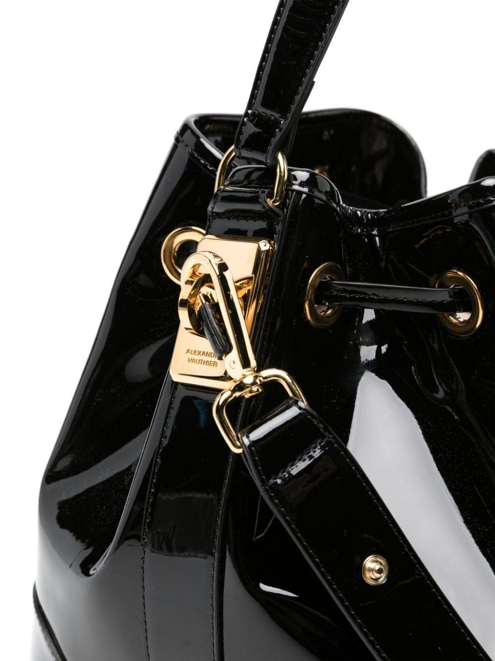 Chanel Black Calfskin CC Enamel Bucket Bag, myGemma, CH
