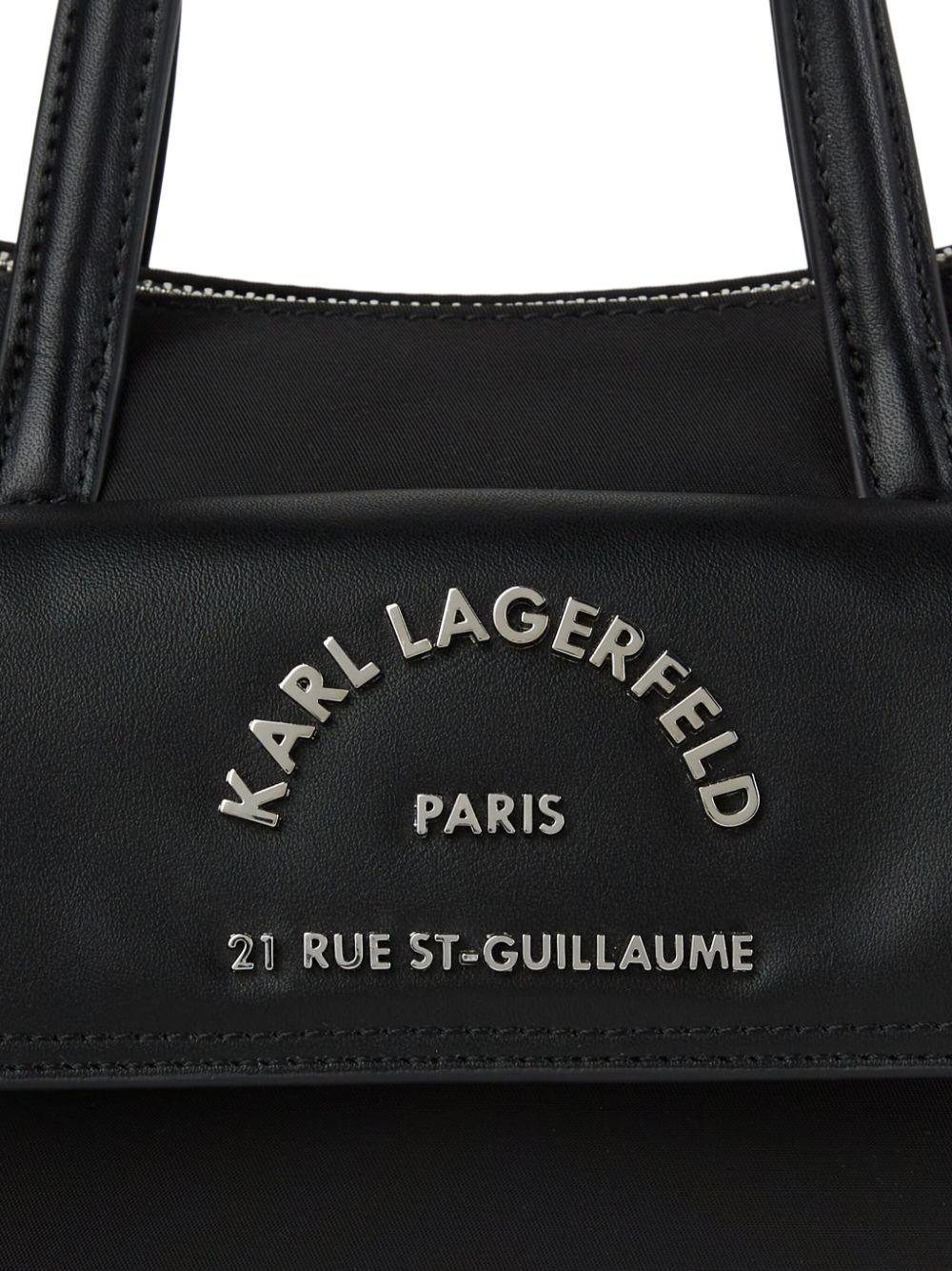 Karl Lagerfeld レディース ブラック Rue St-guillaume ハンドバッグ 