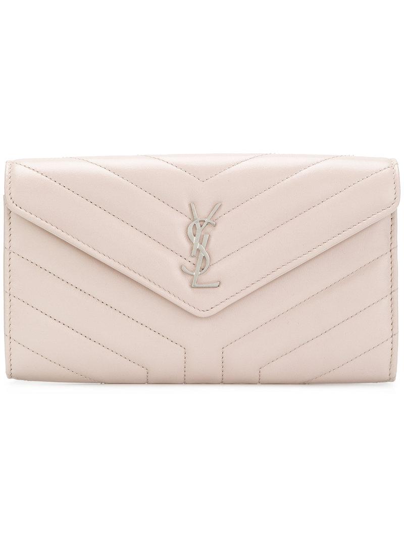 ysl envelope marble pink
