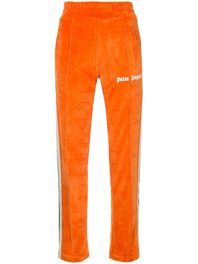 Pantalon de jogging en velours Palm Angels en coloris Orange | Lyst