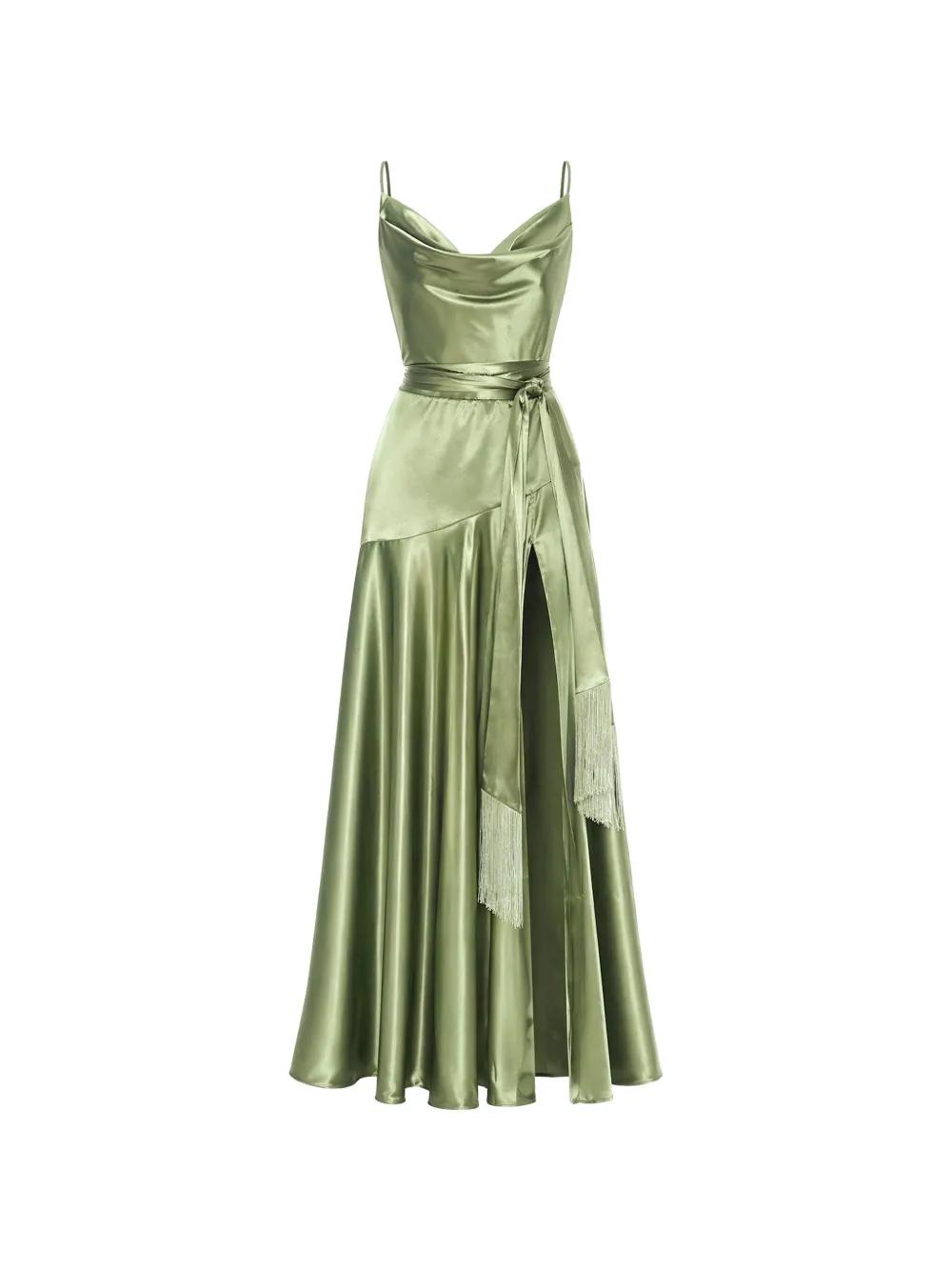 strapless open back dress Viereck Kanunu Flare Dress