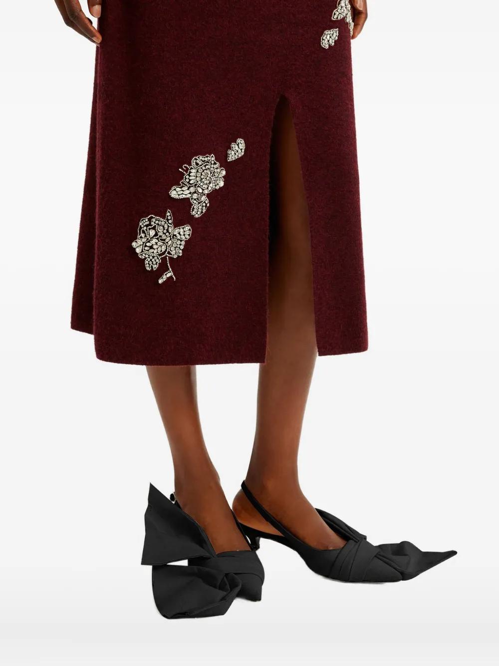 【Erdem】フローラルプリーツコットンミディスカート レディース Erdem スカート | オンラインセールは最大60%オフ | Lyst