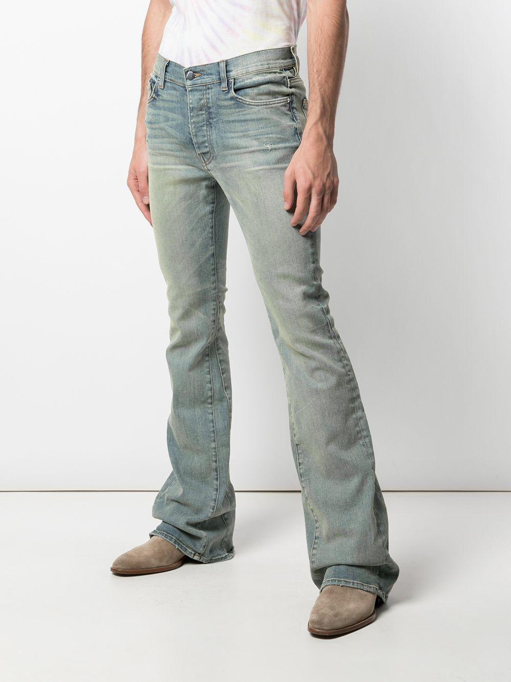 Amiri Denim Bootcut Jeans in Blue for Men | Lyst