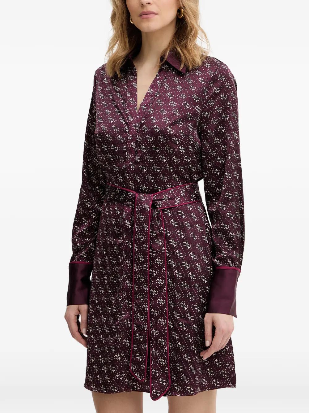 open lace back dress GUESS Womens Contemporary Dress,Purple,14 at Amazon Women's Clothing store