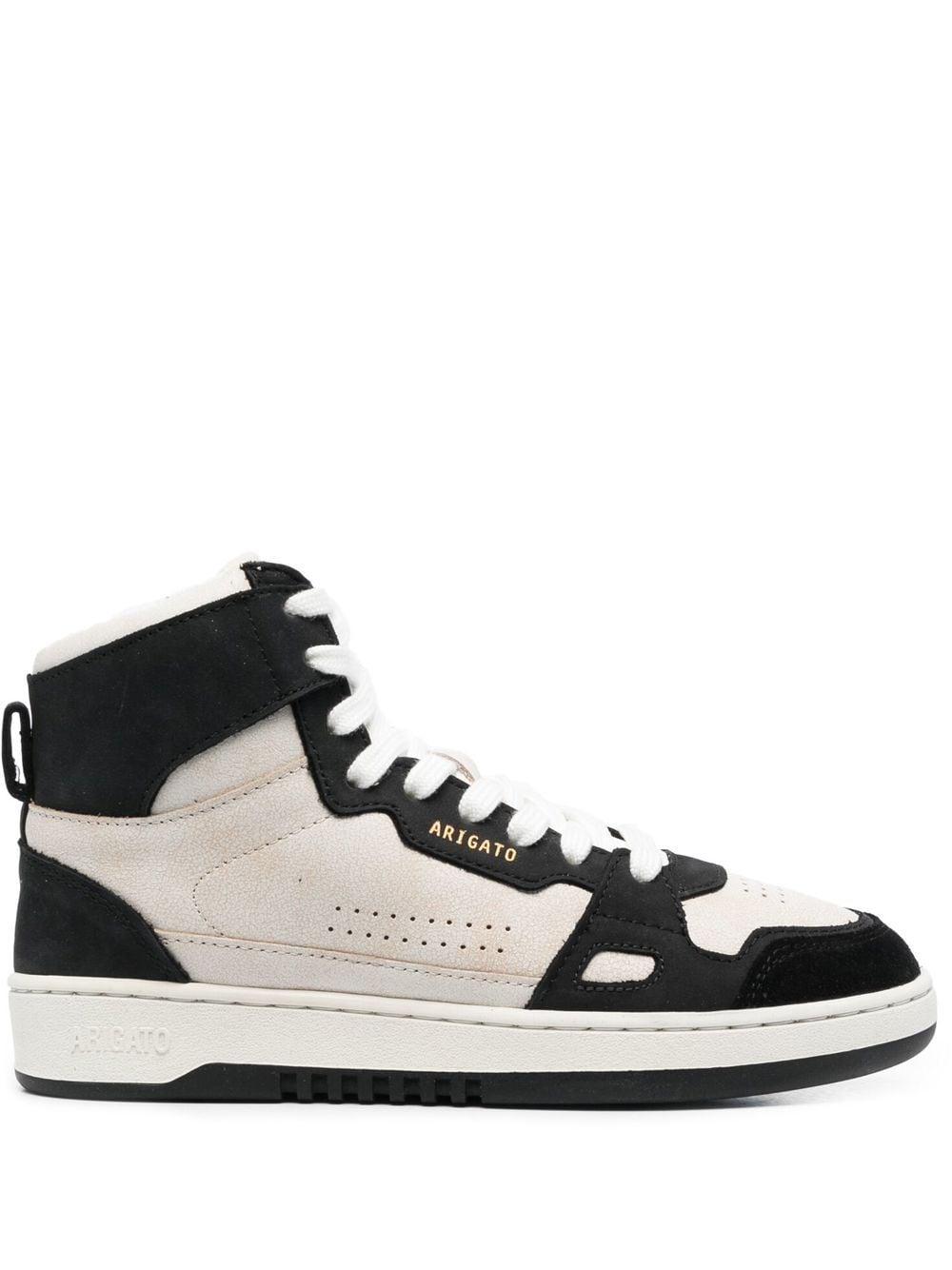 Axel Arigato Dice Hi Panelled Sneakers in Black | Lyst