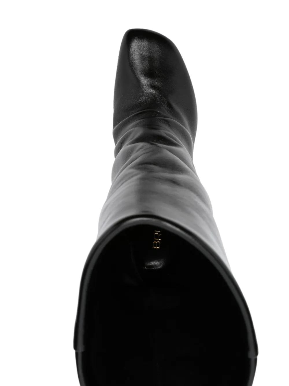 ロングブーツ BRUNO FRISONI BOOTUBE SHINY LEATHER BOOTS Stunning Bruno Frisoni -