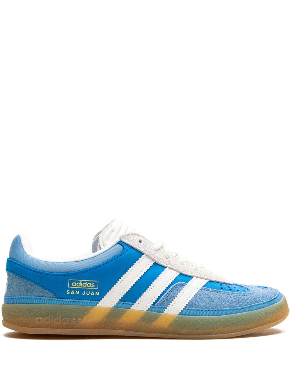 adidas X Bad Bunny Gazelle Indoor "San Juan" Sneakers in Blue for Men(01)