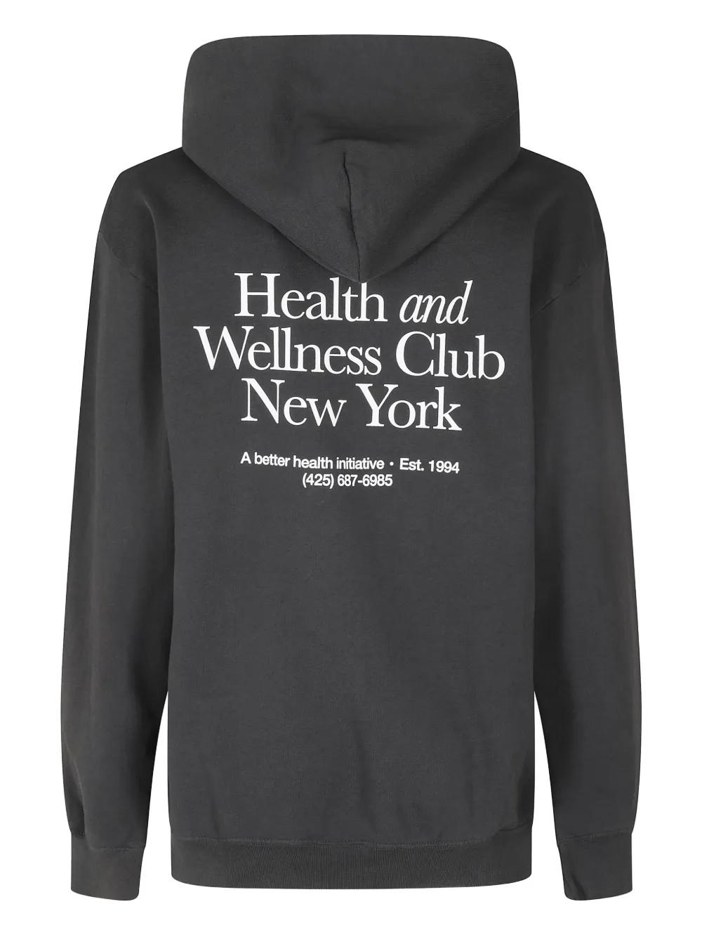 Sporty & Rich Classic Logo Hoodie Black | BSTN Store