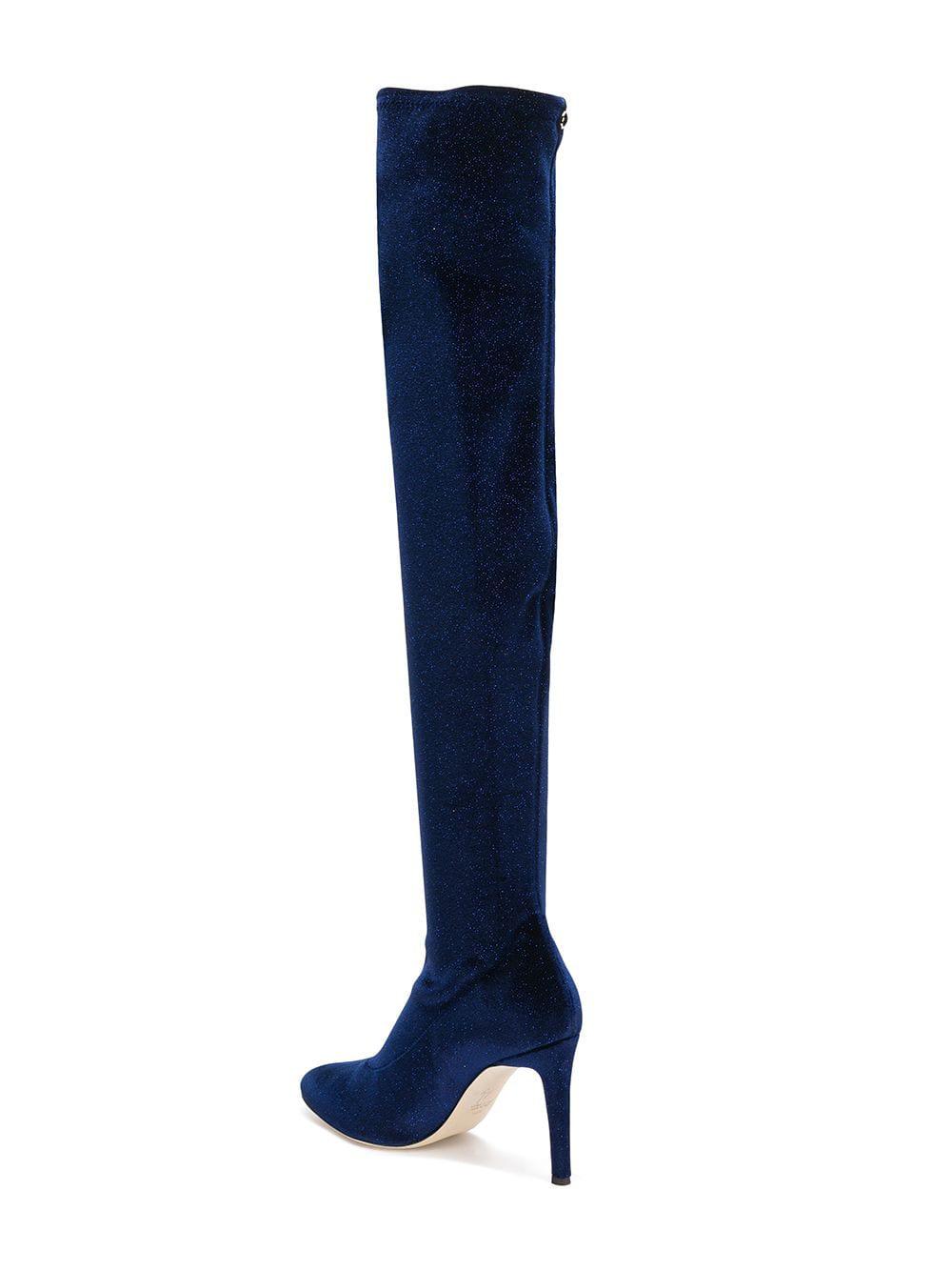 Giuseppe Zanotti Synthetic Over-the-knee Boots in - Lyst