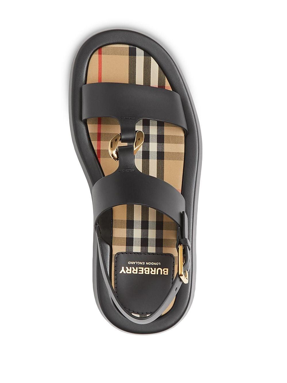 burberry flat sandals
