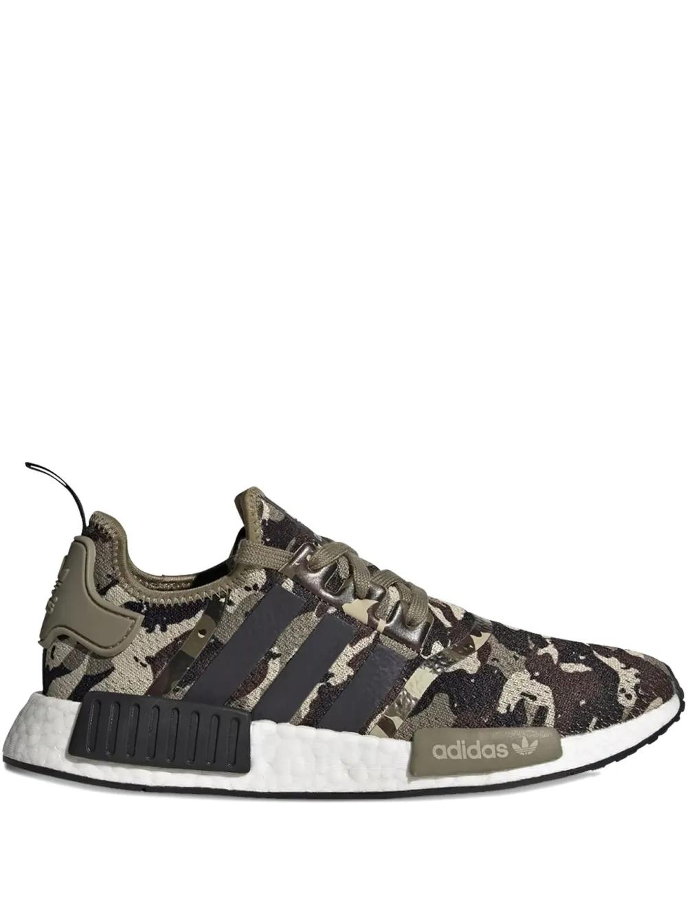 adidas gazelle silver green womens Shop Black Womens NMD R1 Lace Up Sneakers – Shoebacca main image 1