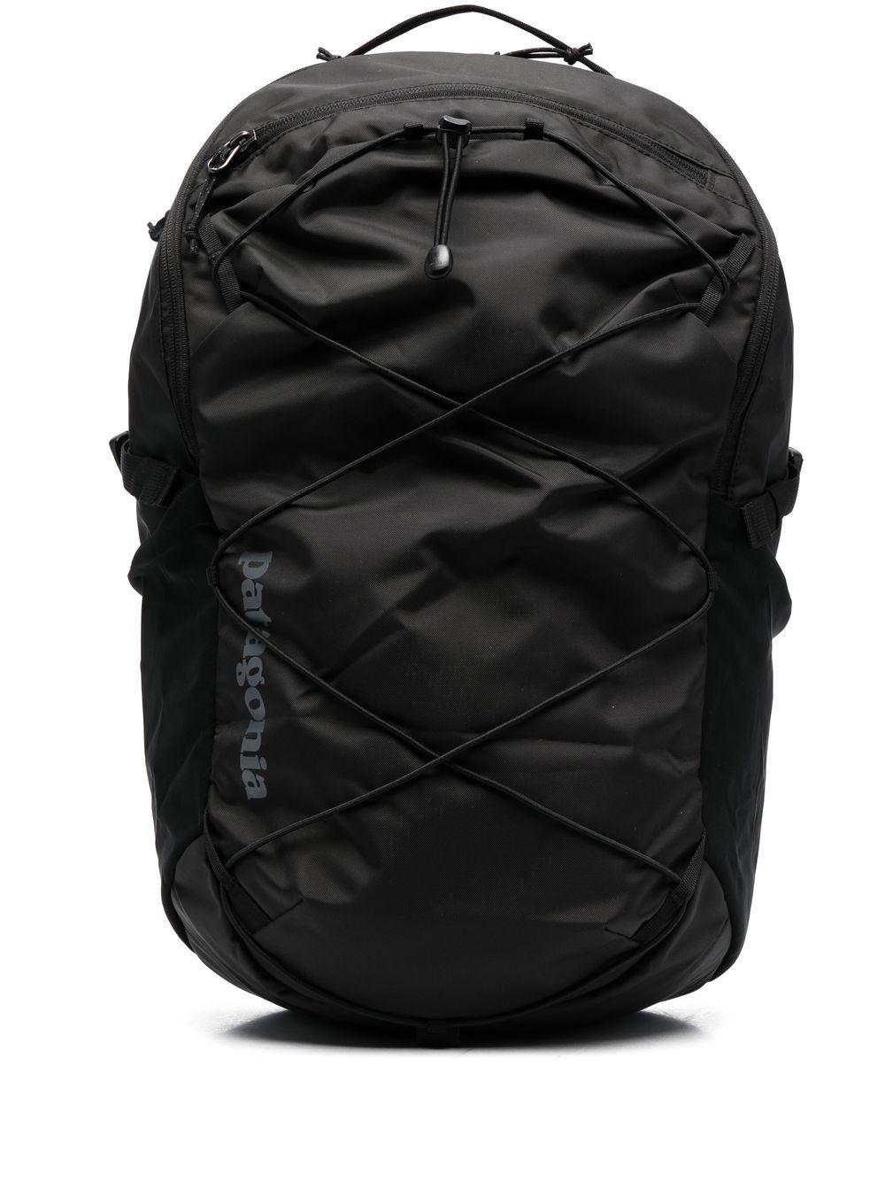 Patagonia Logo-patch Zip-up Backpack in Black for Men | Lyst