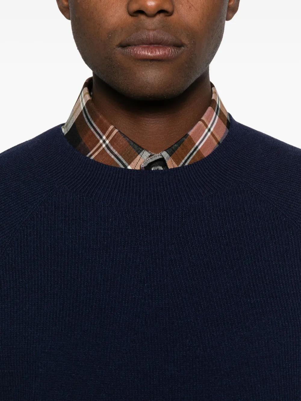 Pull sans manches en Laine mélangée Nicely vert/écru - Vente privée