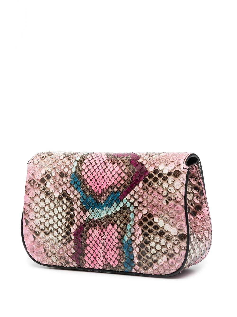versace pink python bag
