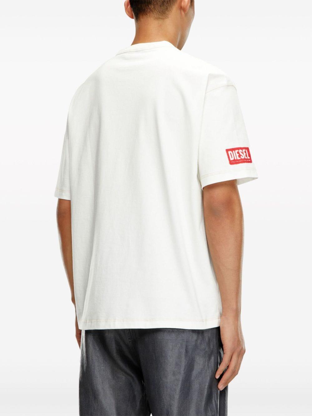 diesel-white-T-Wash-N3-Cotton-