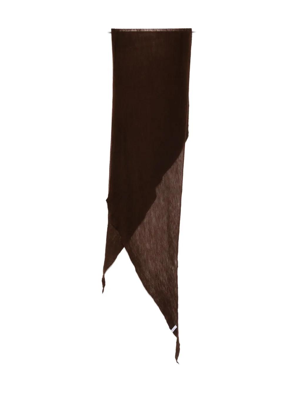 Botto Giuseppe Diamond Scarf in Brown Lyst UK