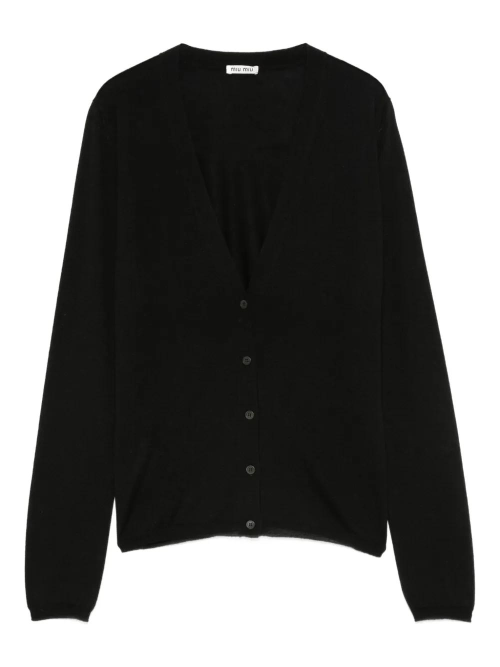 【送料&関税込】Miu Miu Black BouclA£AC Cardigan Miu Miu Cardigans for Women | Online Sale up to 41% off | Lyst