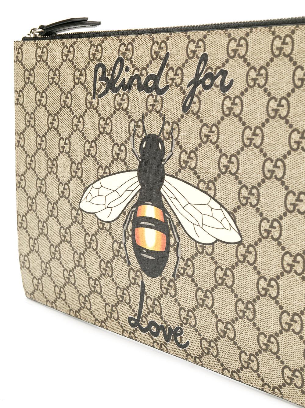 gucci bee pouch