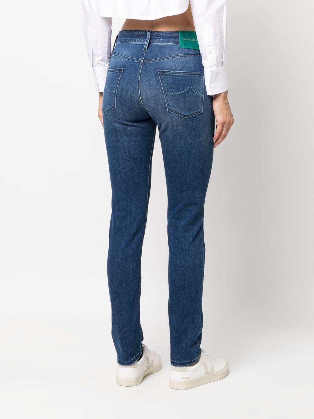 Jacob Cohen Distressed-effect Skinny Jeans in Blue | Lyst