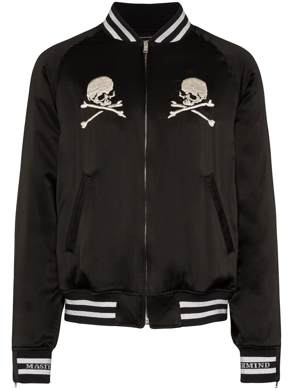 Embroidered Varsity Bomber Jacket 