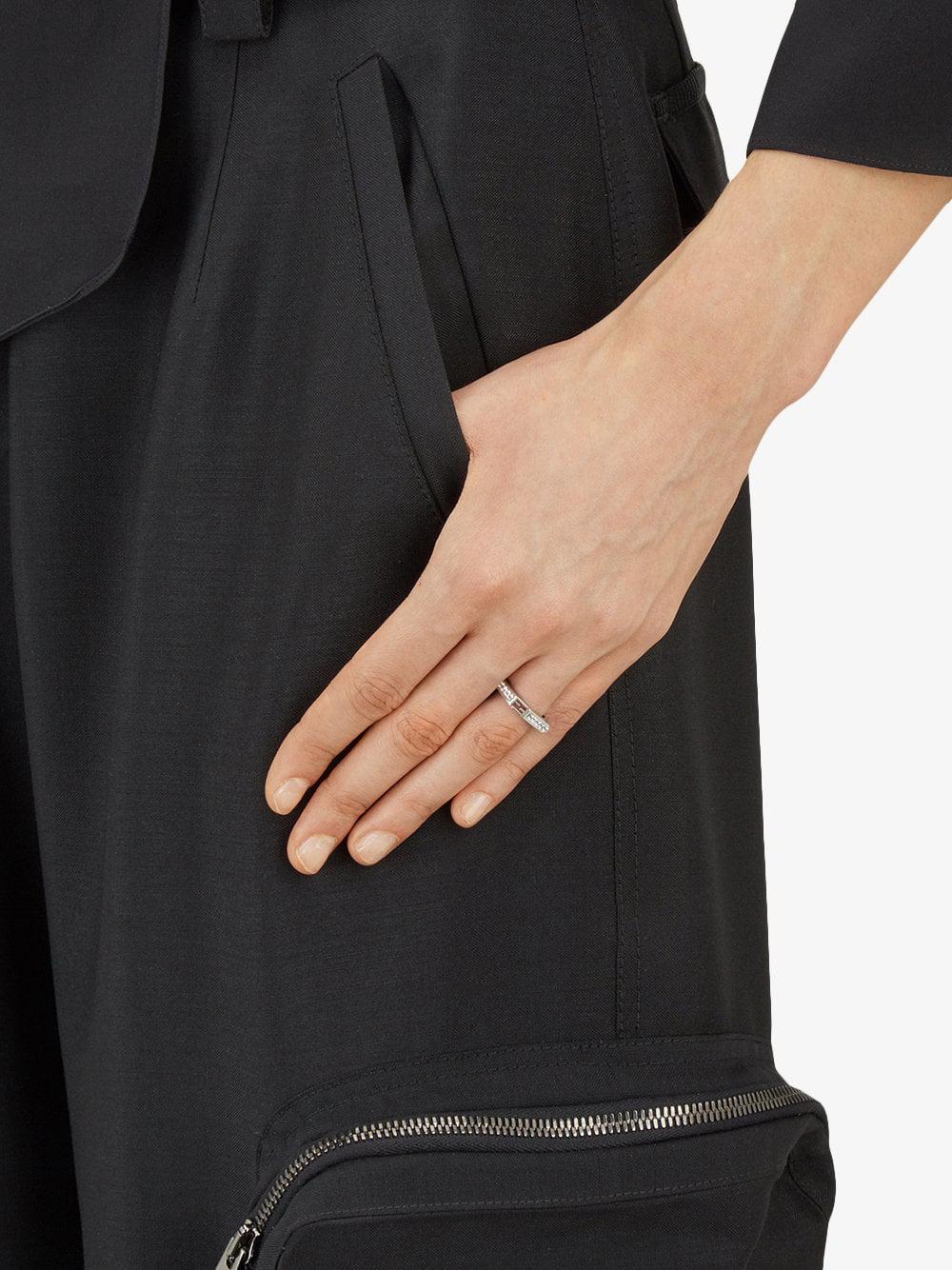 fendi metallic baguette